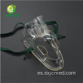 Máscara de tubo nebulizador de PVC desechable médico